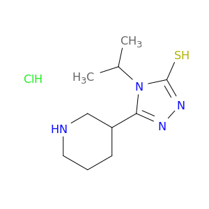 5-(piperidin-3-yl)-4-(propan-2-yl)-4H-1,2,4-triazole-3-thiol hydrochloride