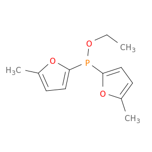 Phosphinous acid, bis(5-methyl-2-furanyl)-, ethyl ester