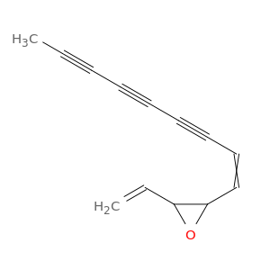 Oxirane, 2-ethenyl-3-(1-nonene-3,5,7-triynyl)-
