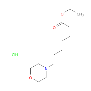 4-Morpholineheptanoic acid, ethyl ester, hydrochloride