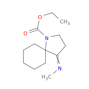 1-Azaspiro[4.5]decane-1-carboxylic acid, 4-(methylimino)-, ethyl ester