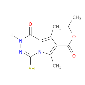 Ethyl 6,8-Dimethyl-1-oxo-4-sulfanyl-1H,2H-pyrrolo[1,2-d][1,2,4]triazine-7-carboxylate