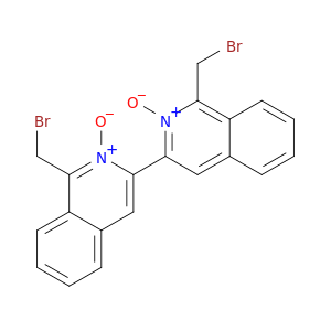 3,3'-Biisoquinoline, 1,1'-bis(bromomethyl)-, 2,2'-dioxide