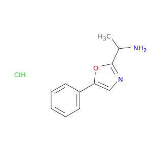 1-(5-phenyl-1,3-oxazol-2-yl)ethan-1-amine hydrochloride