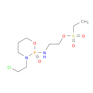 2-{[3-(2-chloroethyl)-2-oxido-1,3,2-oxazaphosphinan-2-yl]amino}ethyl ethanesulfonate
