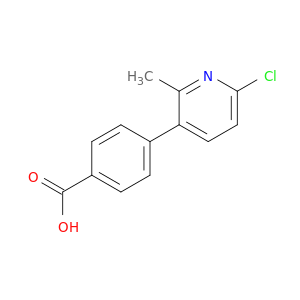 4-(6-Chloro-2-methylpyridin-3-yl)benzoic acid