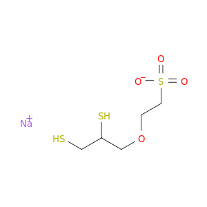 乙酰磺酸,2-(2,3-二巯基丙氧基)-,钠盐(1：1)