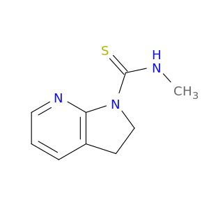 1H-Pyrrolo[2,3-b]pyridine-1-carbothioamide, 2,3-dihydro-N-methyl-