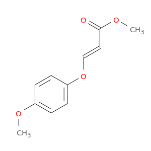 2-Propenoic acid, 3-(4-methoxyphenoxy)-, methyl ester, (2E)-