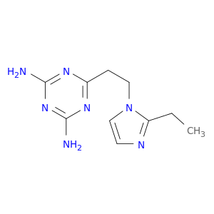 1,3,5-Triazine-2,4-diamine, 6-[2-(2-ethyl-1H-imidazol-1-yl)ethyl]-