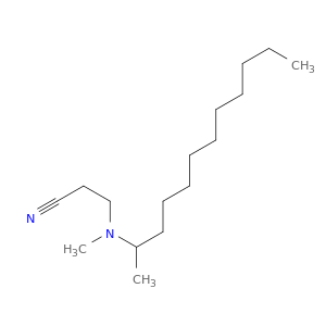Propanenitrile, 3-[methyl(1-methylundecyl)amino]-