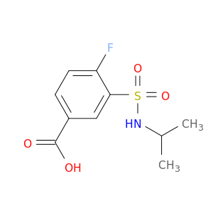 4-Fluoro-3-[(Propan-2-Yl)Sulfamoyl]Benzoic Acid