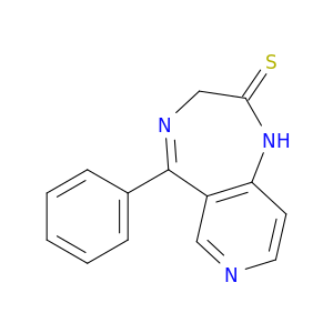 2H-Pyrido[4,3-e]-1,4-diazepine-2-thione, 1,3-dihydro-5-phenyl-