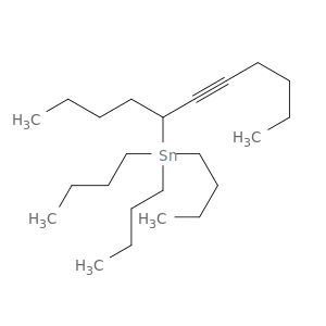 Stannane, tributyl(1-butyl-2-heptynyl)-