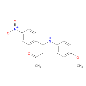 2-Butanone, 4-[(4-methoxyphenyl)amino]-4-(4-nitrophenyl)-