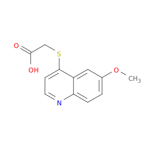 [(6-methoxyquinolin-4-yl)sulfanyl]acetic acid