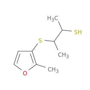 2-Butanethiol, 3-[(2-methyl-3-furanyl)thio]-