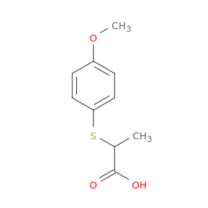2-[(4-Methoxyphenyl)sulfanyl]propanoic Acid