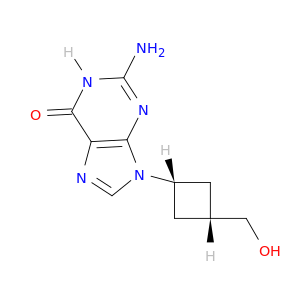 6H-Purin-6-one,2-amino-1,9-dihydro-9-[cis-3-(hydroxymethyl)cyclobutyl]-