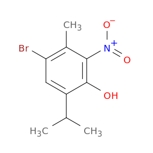 Phenol, 4-bromo-3-methyl-6-(1-methylethyl)-2-nitro-