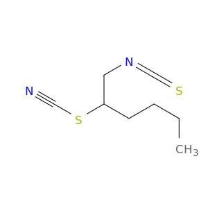 Thiocyanic acid, 1-(isothiocyanatomethyl)pentyl ester