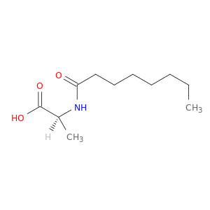 L-Alanine, N-(1-oxooctyl)-