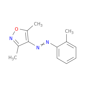 Isoxazole, 3,5-dimethyl-4-[(2-methylphenyl)azo]-