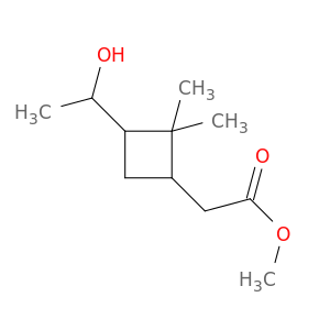 methyl 2-[3-(1-hydroxyethyl)-2,2-dimethyl-cyclobutyl]acetate