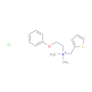 2-噻吩甲酰胺,N,N-二甲基-N-(2-苯氧基乙基)-,氯化物(1：1)