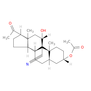 5a-Pregnane-9-carbonitrile, 3b,11b-dihydroxy-20-oxo-, 3-acetate (7CI,8CI)