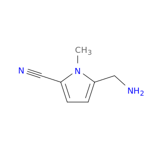 1H-Pyrrole-2-carbonitrile, 5-(aminomethyl)-1-methyl-