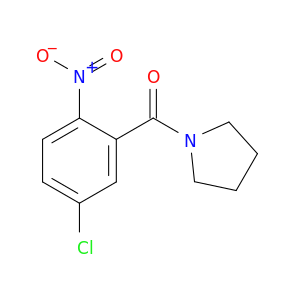 1-(5-氯-2-硝基苯甲酰)吡咯烷