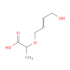 Propanoic acid, [(4-hydroxy-2-butenyl)oxy]-