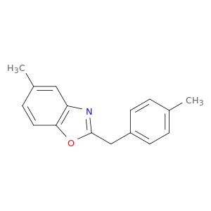 Benzoxazole, 5-methyl-2-[(4-methylphenyl)methyl]-