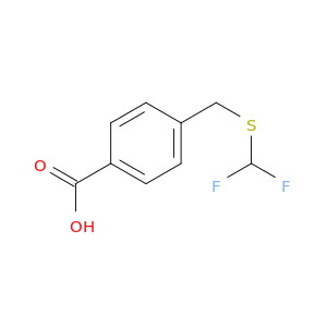 4-{[(Difluoromethyl)sulfanyl]methyl}benzoic Acid