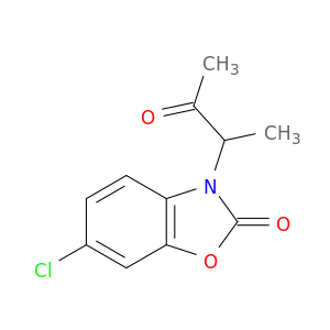2(3H)-Benzoxazolone, 6-chloro-3-(1-methyl-2-oxopropyl)-