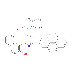 1,1'-[6-(2-芘基)-1,3,5-三嗪-2,4-二基]Bis[2-萘酚]