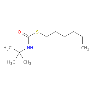 Carbamothioic acid, (1,1-dimethylethyl)-, S-hexyl ester