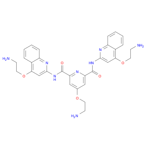 4-(2-氨基乙氧基)-N2,N6-二[4-(2-氨基乙氧基)-2-喹啉基]-2,6-吡啶二甲酰胺