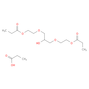4,7,11,14-Tetraoxaheptadecan-9-ol, 3,15-dioxo-, propanoate