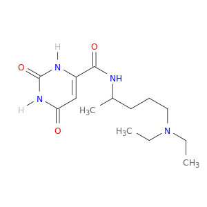 N-(5-DIETHYLAMINOPENTAN-2-YL)-2,6-DIOXO-3H-PYRIMIDINE-4-CARBOXAMIDE