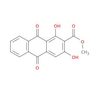 2-Anthracenecarboxylic acid, 9,10-dihydro-1,3-dihydroxy-9,10-dioxo-, methyl ester
