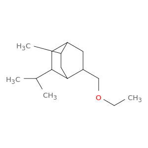 2-(乙氧基甲基)-5-甲基-7-(1-甲基乙基)双环[2.2.2]辛烷值