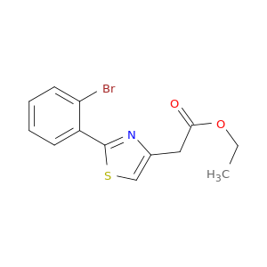 Ethyl 2-[2-(2-bromophenyl)-1,3-thiazol-4-yl]acetate