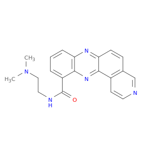Pyrido[4,3-a]phenazine-11-carboxamide, N-[2-(dimethylamino)ethyl]-