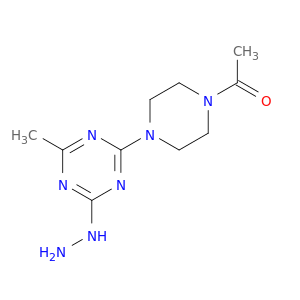 Piperazine, 1-acetyl-4-(4-hydrazino-6-methyl-1,3,5-triazin-2-yl)-