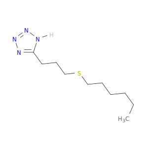 1H-Tetrazole, 5-[3-(hexylthio)propyl]-