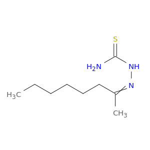 Hydrazinecarbothioamide, 2-(1-methylheptylidene)-