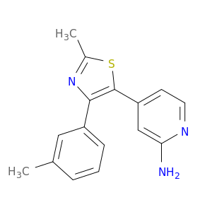 4-[2-METHYL-4-(3-METHYLPHENYL)-1,3-THIAZOL-5-YL]-2-PYRIDYLAMINE