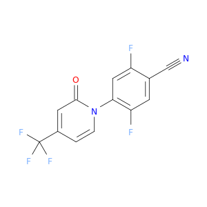 Benzonitrile, 2,5-difluoro-4-[2-oxo-4-(trifluoromethyl)-1(2H)-pyridinyl]-